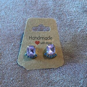 💥 $10 or 3 for $15💥 Purple Stud Earrings NWT